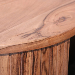Mueble entrada natural y negro