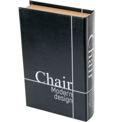 Caja libro y caudales negro y blanco