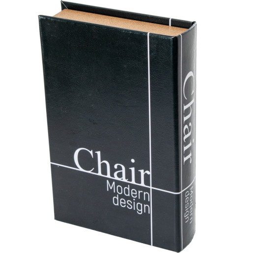 Caja libro y caudales negro y blanco