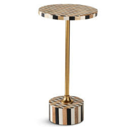 Mesa auxiliar dorado