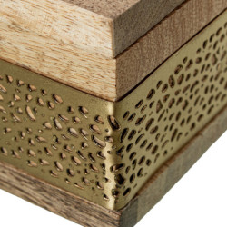 Set 2 cajas dorado