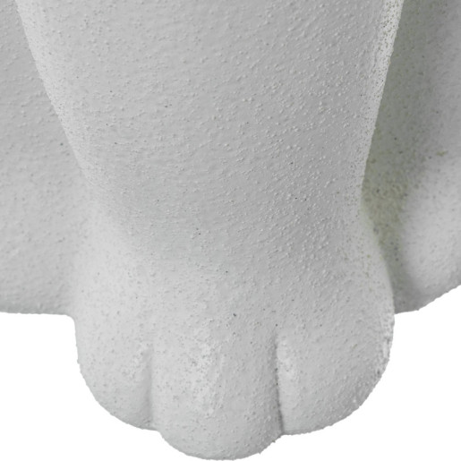Figura gato blanco y dorado