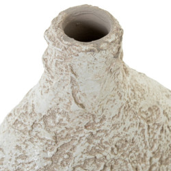 Jarron blanco rustico