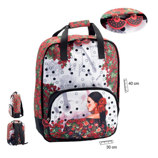 Mochila unisex con correas ajustables