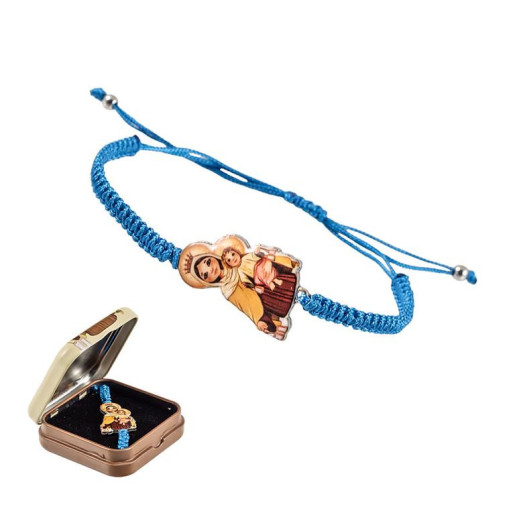 Pulsera con la imagen de la Virgen del Carmen