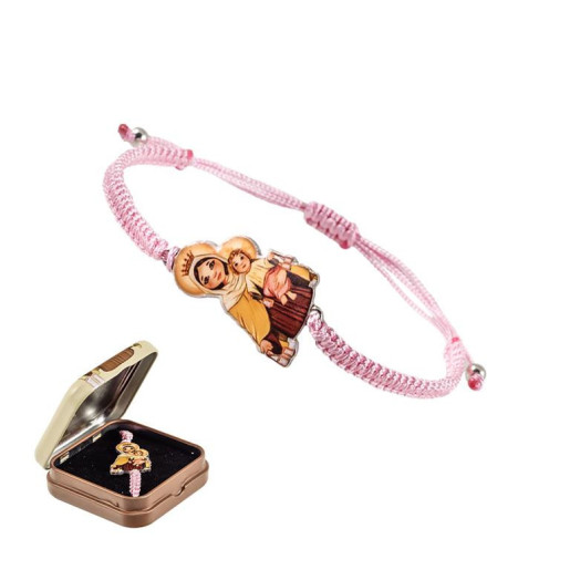 Pulsera con la imagen de la Virgen del Carmen