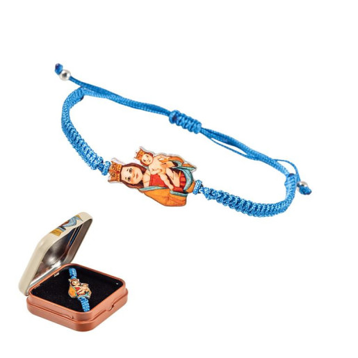 Pulsera con la imagen de la Virgen de la Almudena