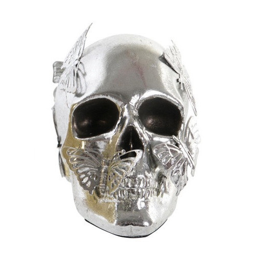 Calavera plateado