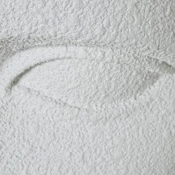 Macetero blanco granulado