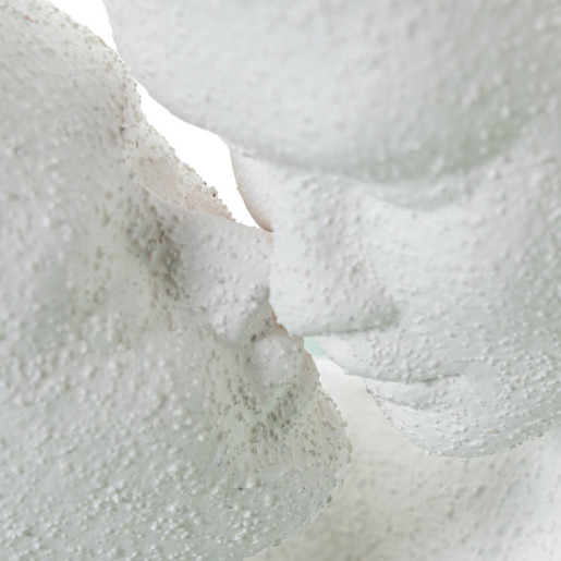 Figura pareja blanco arena y dorado