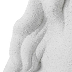 Figura cabeza caballo blanco arena y dorado