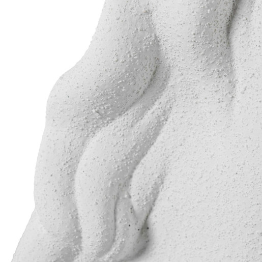 Figura cabeza caballo blanco arena y dorado