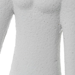 Figura mujer blanco arena y dorado