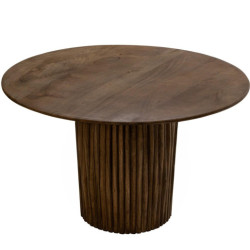 Mesa comedor redonda natural