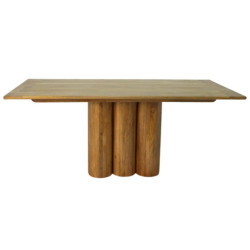 Mesa comedor rectangular natural
