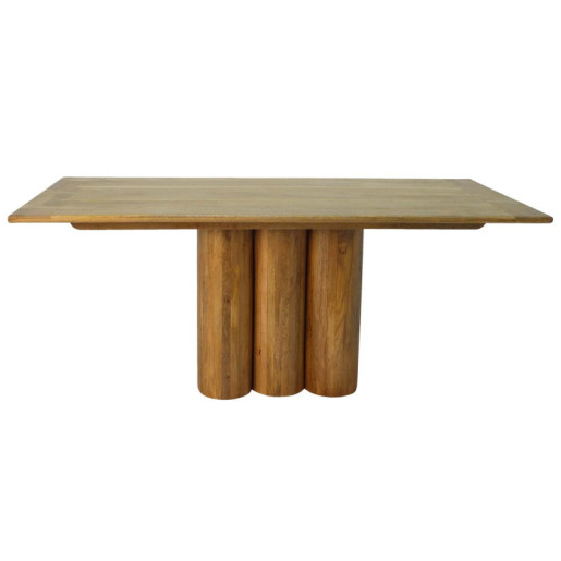 Mesa comedor rectangular natural