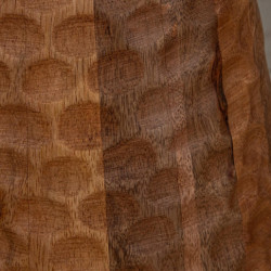 Set 2 mesas auxiliares marron y beige