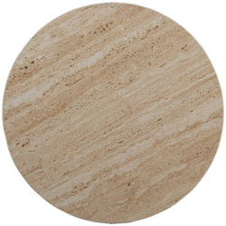 Set 2 mesas auxiliares marron y beige