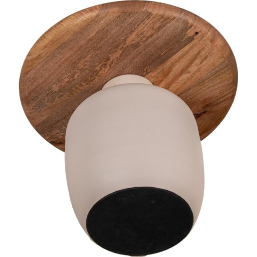 Set 2 mesas auxiliares natural y beige