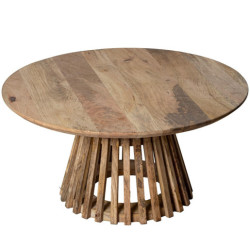 Mesa auxiliar natural