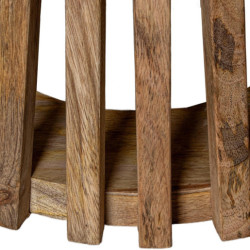 Mesa auxiliar natural