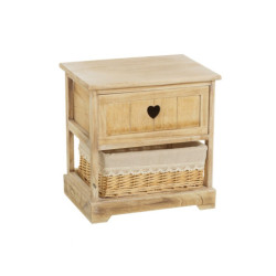 Mueble auxiliar natural