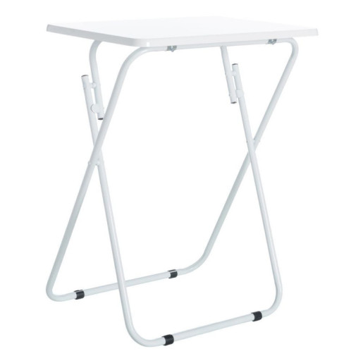 Mesa auxiliar plegable Blanco