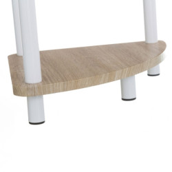 Estanteria natural y blanco