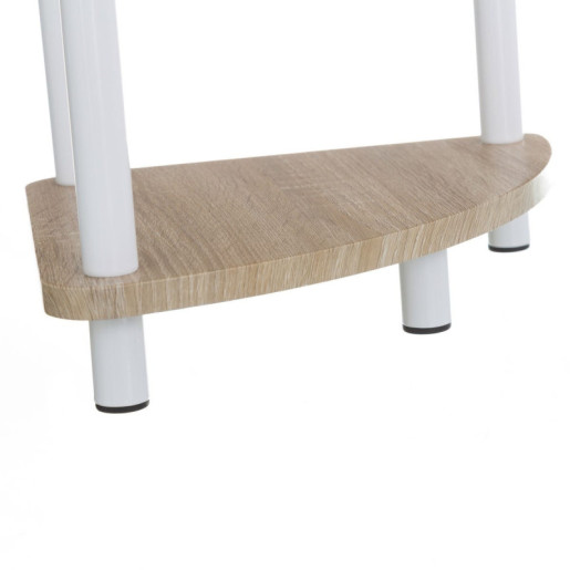 Estanteria natural y blanco