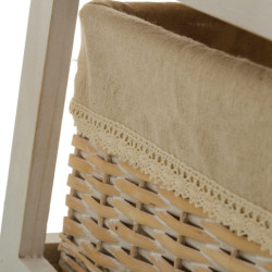 Mueble natural y crema