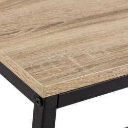 Mesa natural y negro
