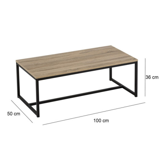 Mesa natural y negro