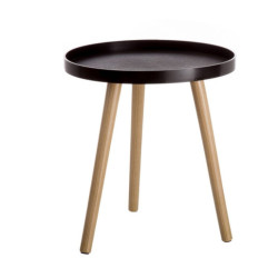 Mesa Negro y natural