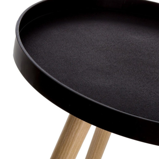 Mesa Negro y natural