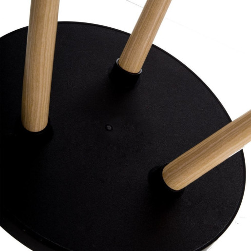 Mesa Negro y natural