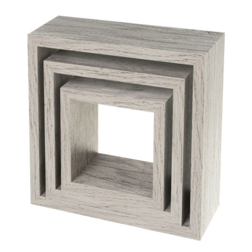 Set 3 estantes Gris