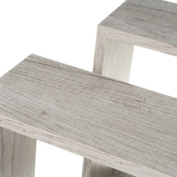 Set 3 estantes Gris
