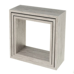 Set 3 estantes Gris