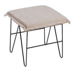 Banqueta Beige y negro