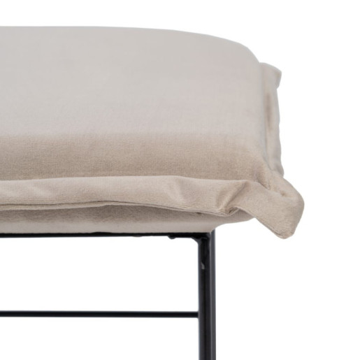 Banqueta Beige y negro