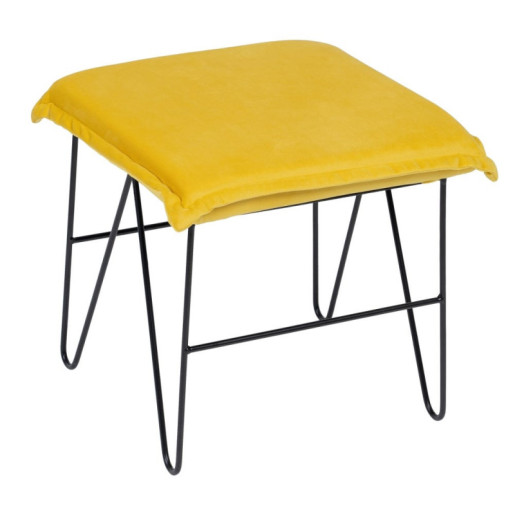 Puf Amarillo y negro