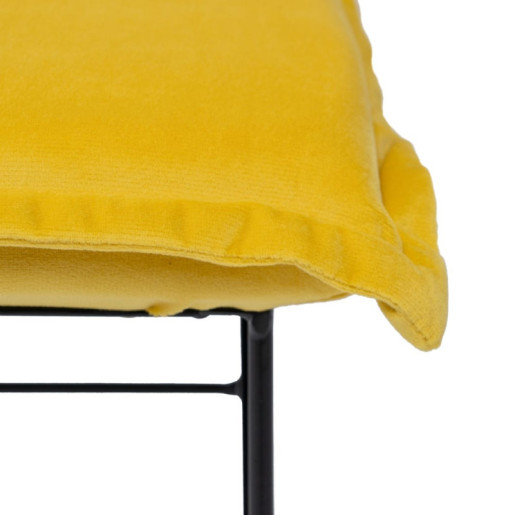 Puf Amarillo y negro