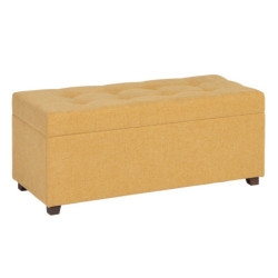 Set 2 banquetas baul Mostaza