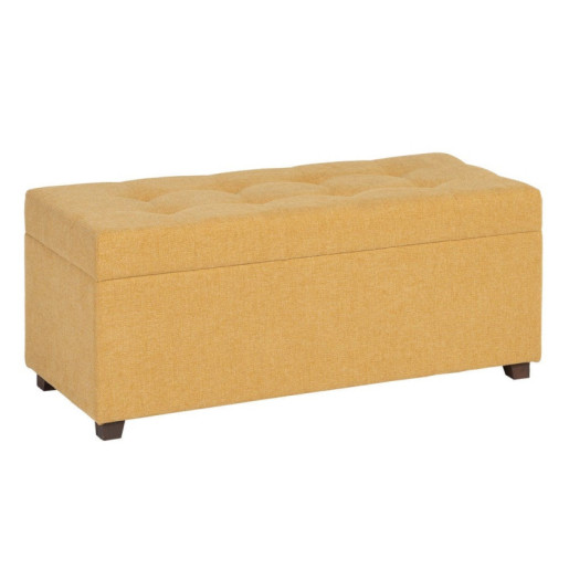 Set 2 banquetas baul Mostaza