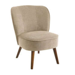 Sillon beige y natural