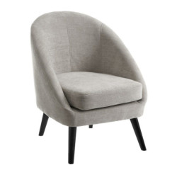 Sillon Gris claro y negro