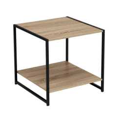 Mesa natural y negro
