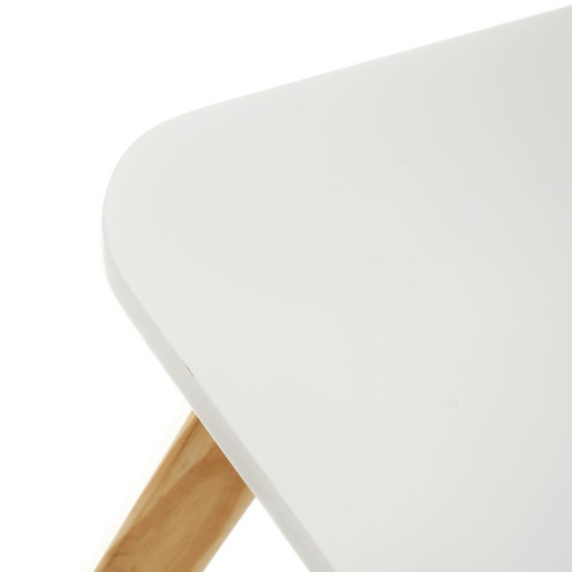 Mesa Blanco y natural