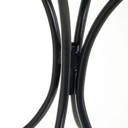 Set mesa y 2 sillas negro