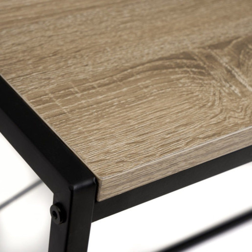 Mesa escritorio Natural y negro
